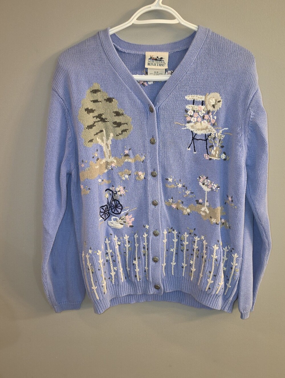 Vintage Cottagecore Northern Reflections Cardigan